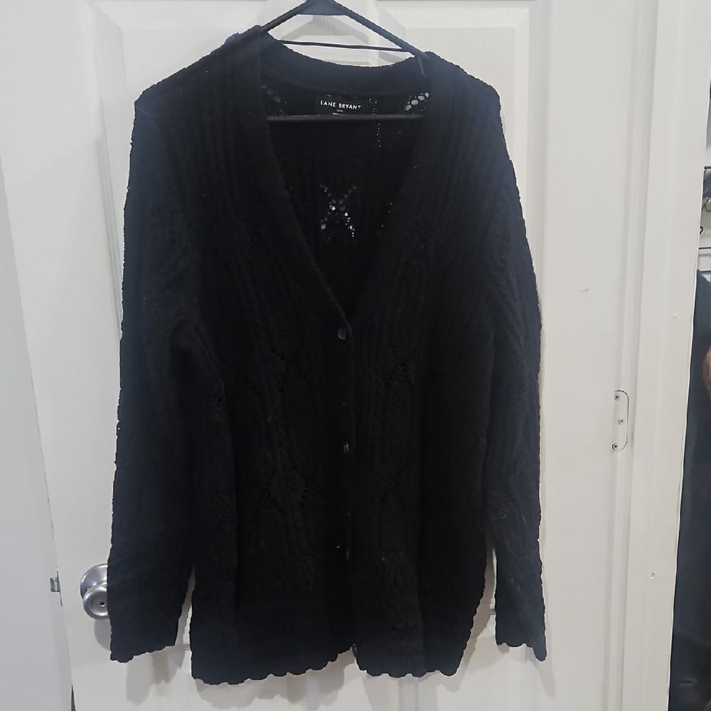 Bundle Sale | 4 for $20 |‎ Lane Bryant Black Button-Up Cardigan